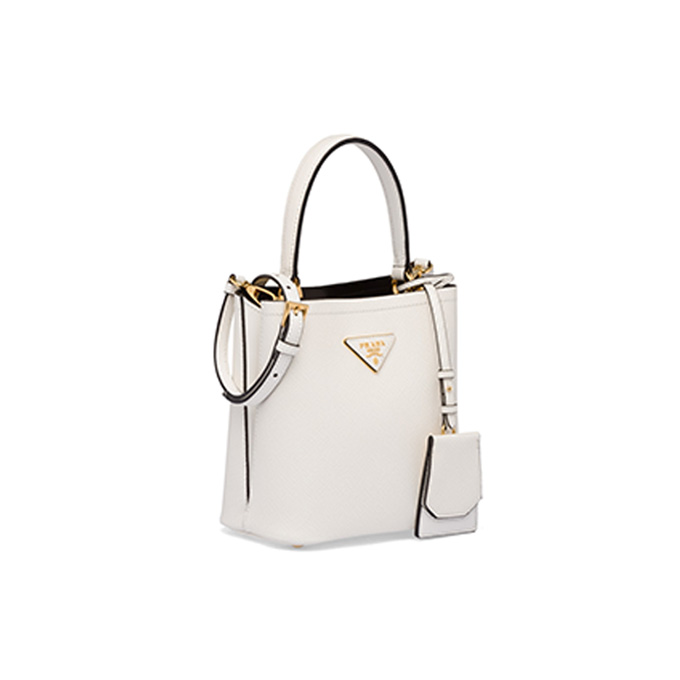prada panier mini saffiano leather bucket bag #1ba217